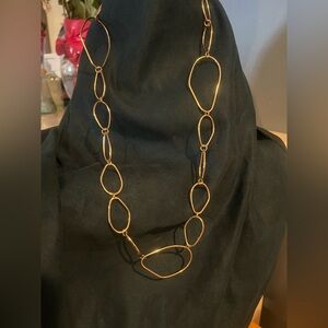 Gold Chain Link Necklace